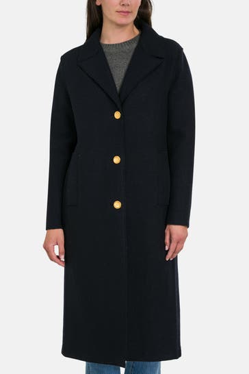 BLONDE NO. 8 Wollmantel 'Juliette' nachtblau