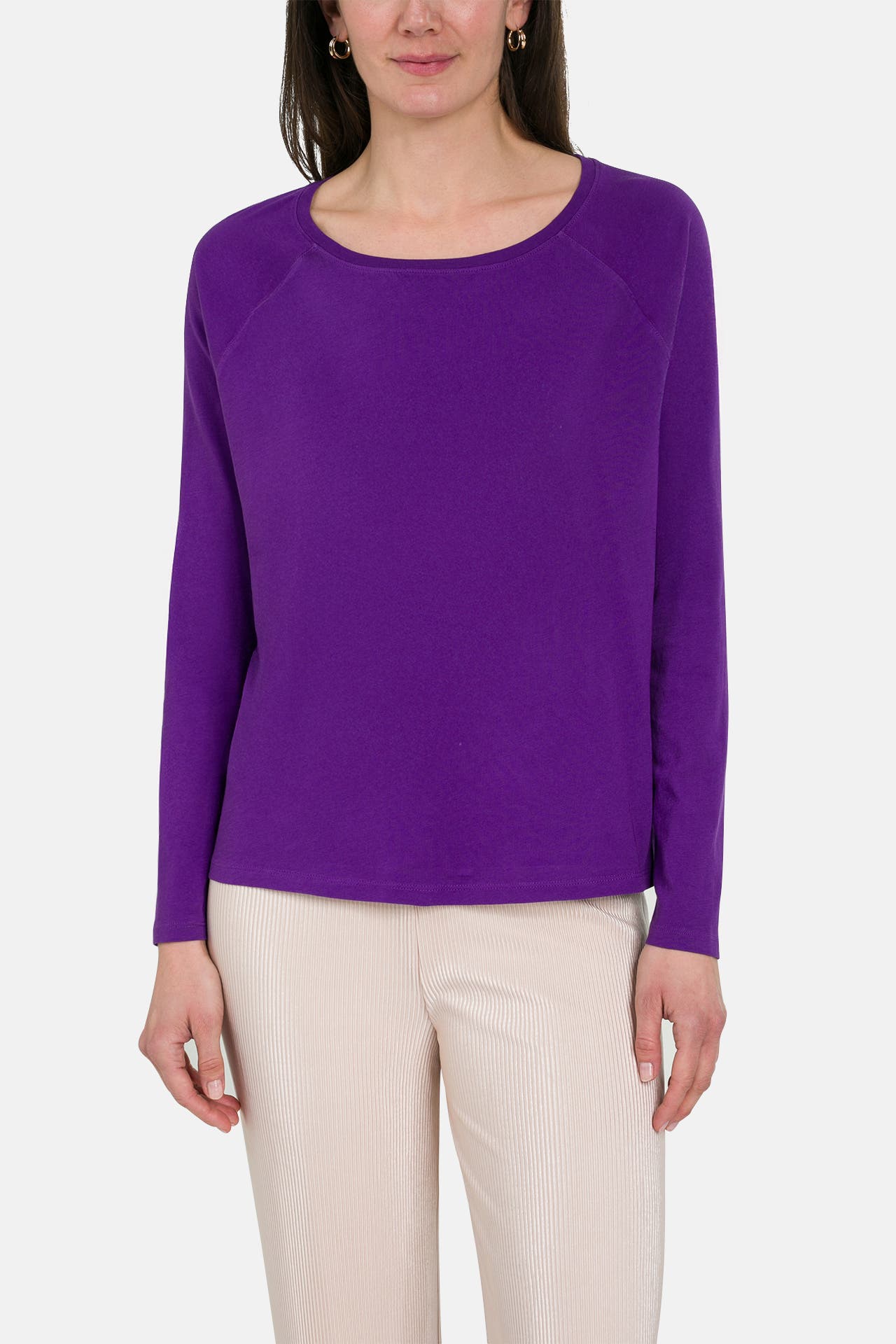 MARC O'POLO DENIM Longsleeve lila, Bild 1