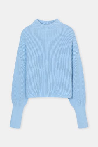 CLOSED Wollmix-Strickpullover hellblau