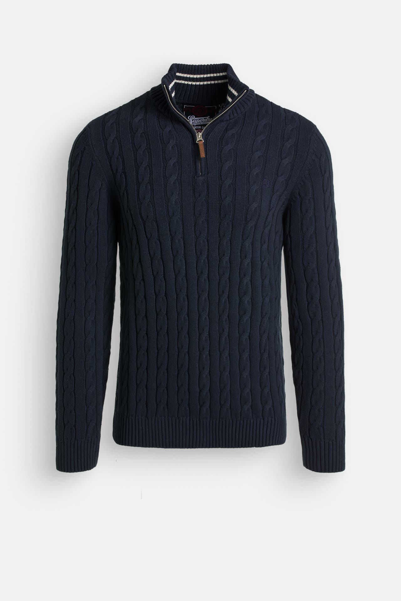 SUPERDRY Strick-Troyer nachtblau, Bild 1
