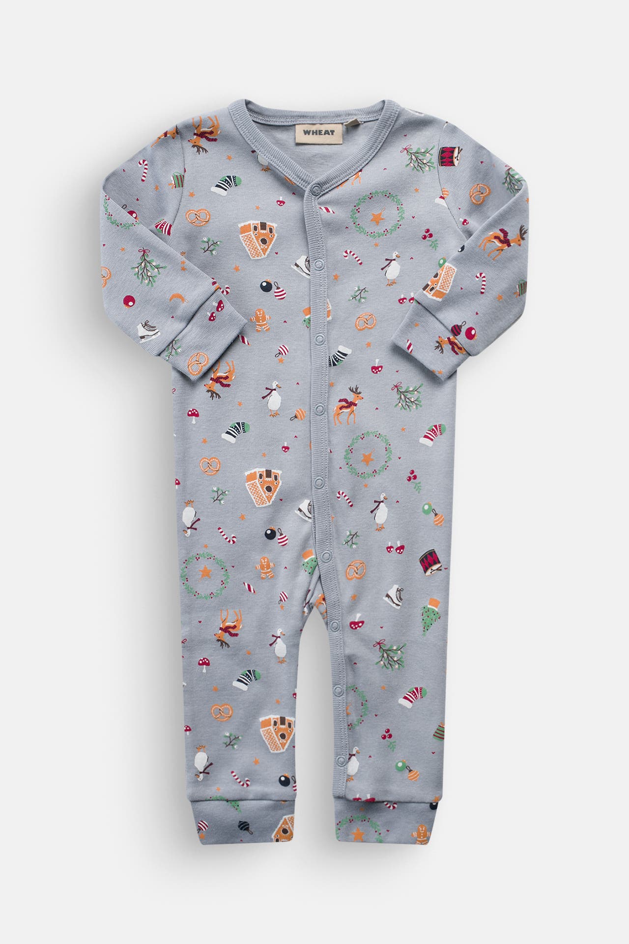 WHEAT Strampler 'Bendji' gemustert, Bild 1