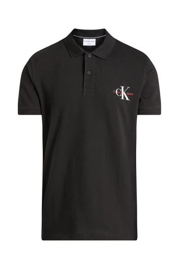 CK JEANS Polo-Shirt schwarz