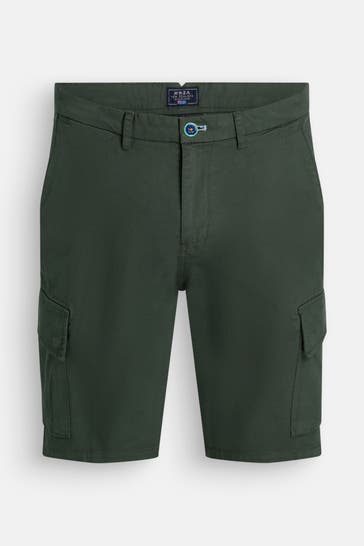 NEW ZEALAND AUCKLAND Cargo-Shorts 'Mission Bay' waldgrün