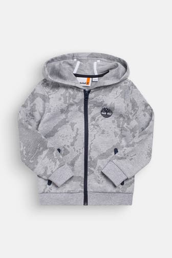 TIMBERLAND Sweatjacke grau gemustert