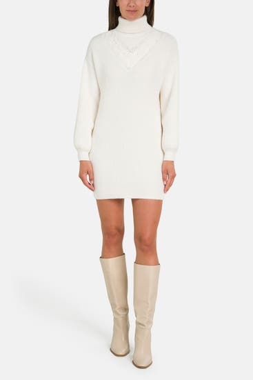 GUESS - Strickkleid 'Katie' creme
