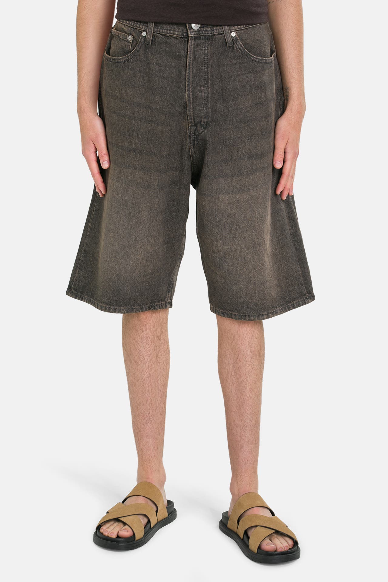 JACK & JONES Jeansshorts 'Jjiron' dunkelgrau, Bild 1
