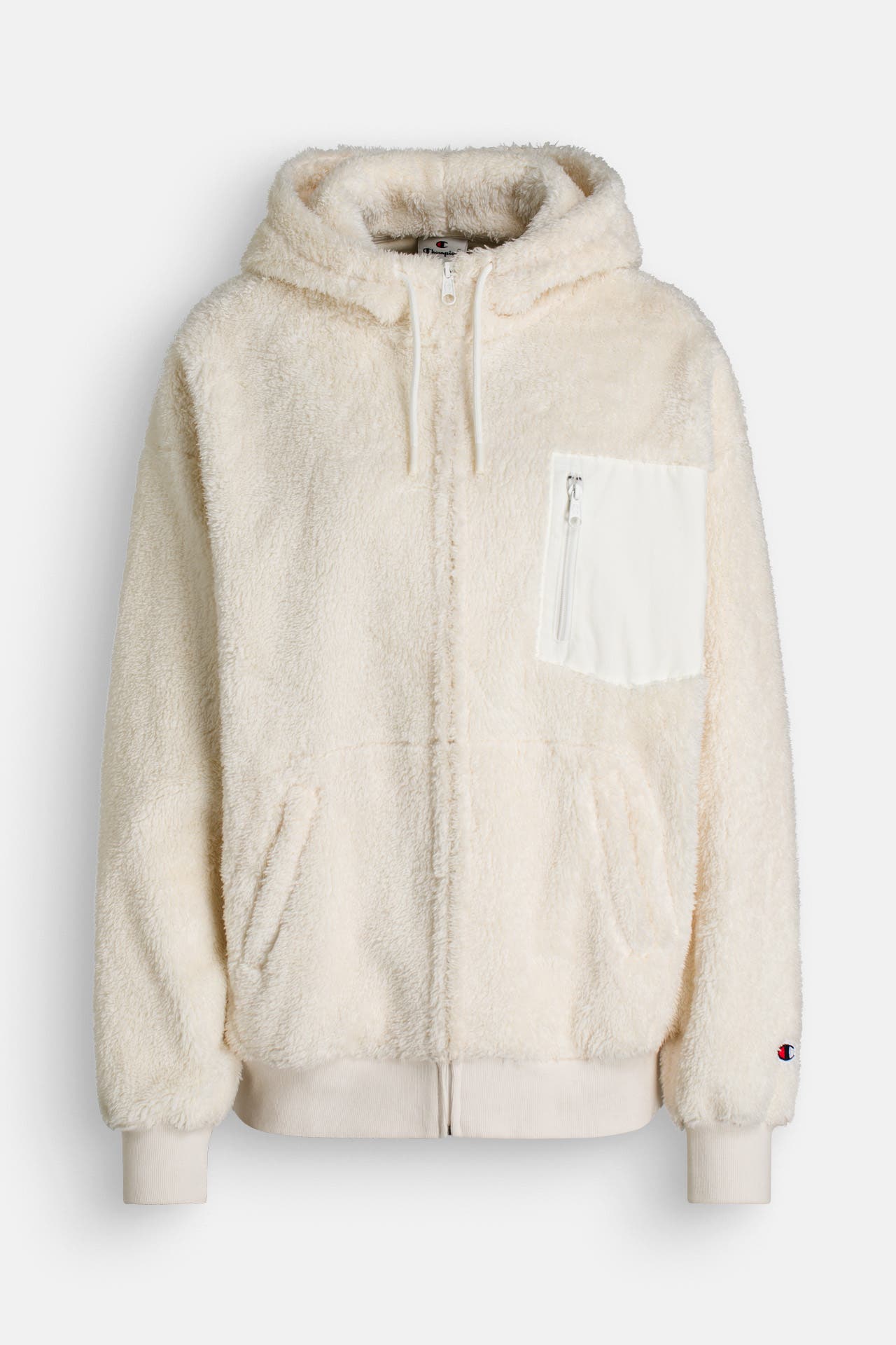 CHAMPION Teddy-Fleecejacke creme, Bild 1