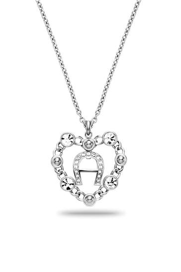 AIGNER Kette 'Rhodium' silber
