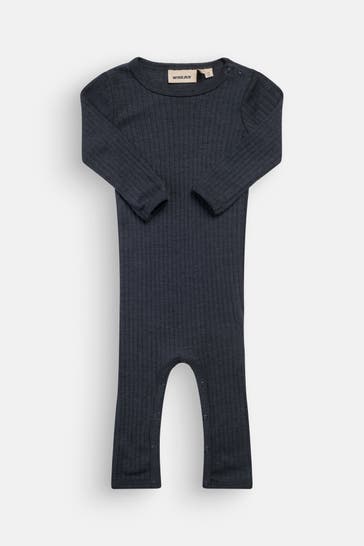 WHEAT Wollmix-Jumpsuit 'Frankie' anthrazit