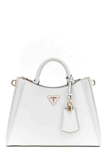 GUESS Handtasche 'Jazlynn' weiß