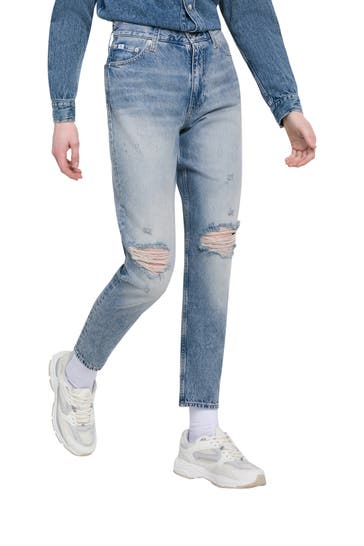 CK JEANS Jeans mom fit hellblau