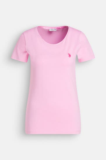U.S. POLO ASSN. T-Shirt rosa