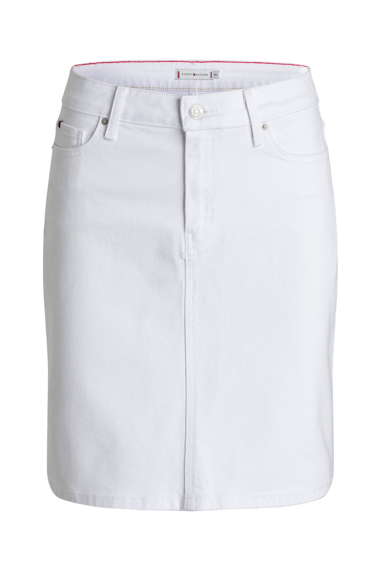 TOMMY HILFIGER Jeansrock weiß, Bild 1