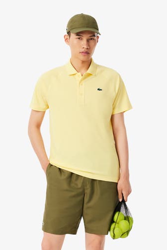 LACOSTE Funktions-Polo gelb
