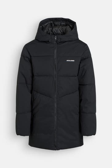 JACK & JONES Steppmantel 'Brady' schwarz