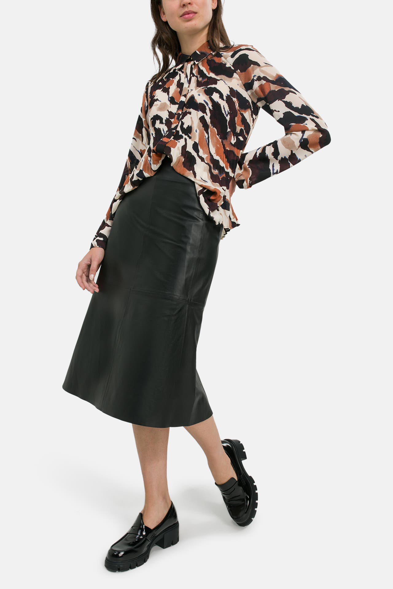 S.OLIVER BLACK LABEL Bluse animal gemustert, Bild 1