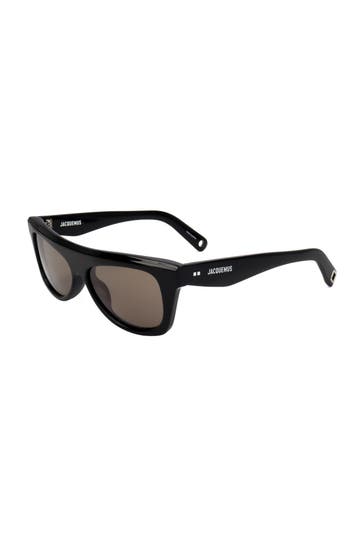 JACQUEMUS Sonnenbrille schwarz