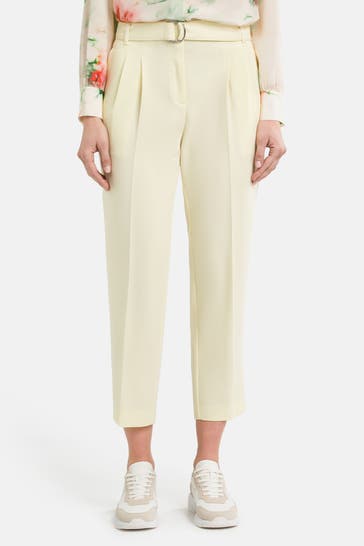 BOSS Stoffhose 'Tapiah' hellgelb