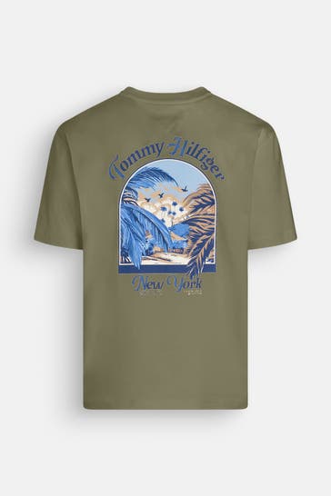 TOMMY HILFIGER T-Shirt oliv