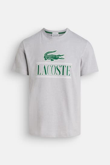 LACOSTE T-Shirt hellgrau