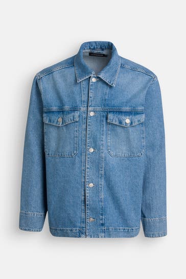 J.LINDEBERG Overshirt 'Hunt' hellblau