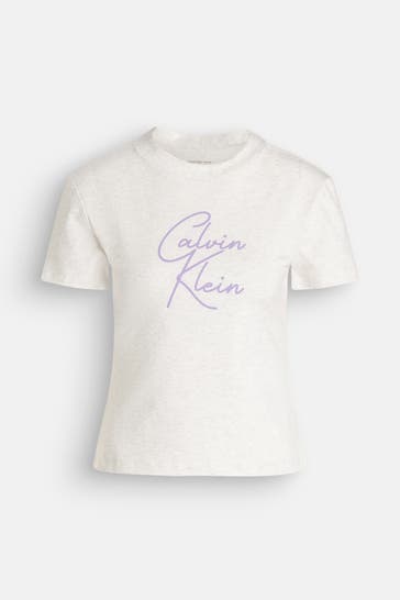 CALVIN KLEIN T-Shirt creme