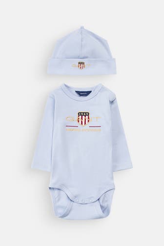 GANT Set: Body mit Mütze hellblau