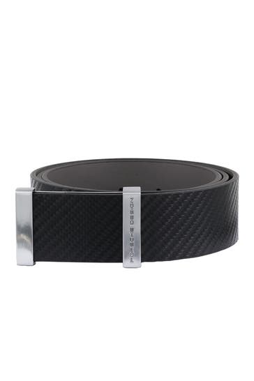 PORSCHE DESIGN Black leather belt