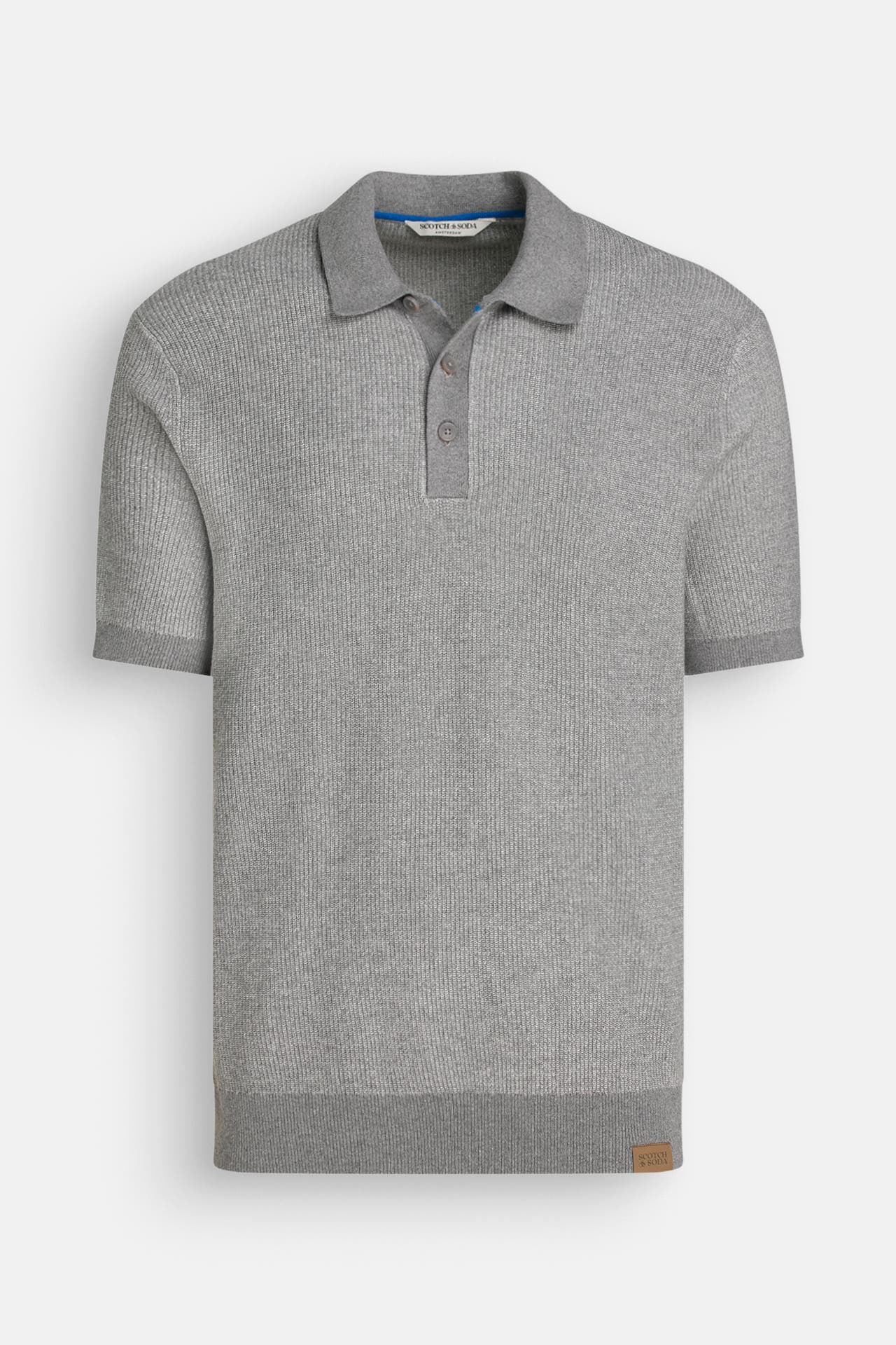 SCOTCH & SODA Strick-Polo grau, Bild 1