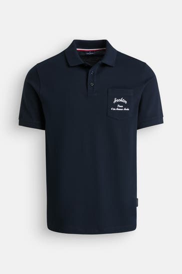 HECHTER Paris Polo-Shirt nachtblau