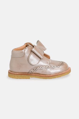 WHEAT Lack-Stiefel beige