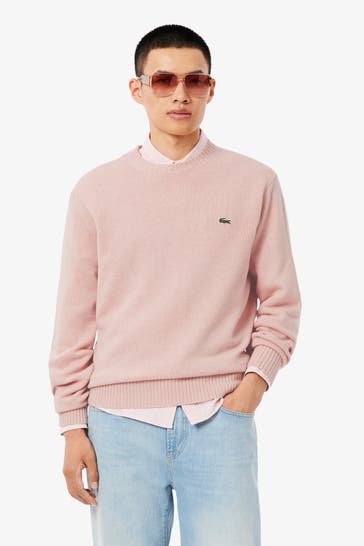 LACOSTE Strickpullover hellrosa