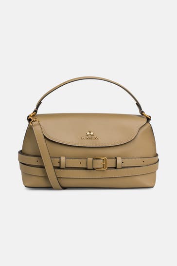 LA MARTINA Schultertasche beige