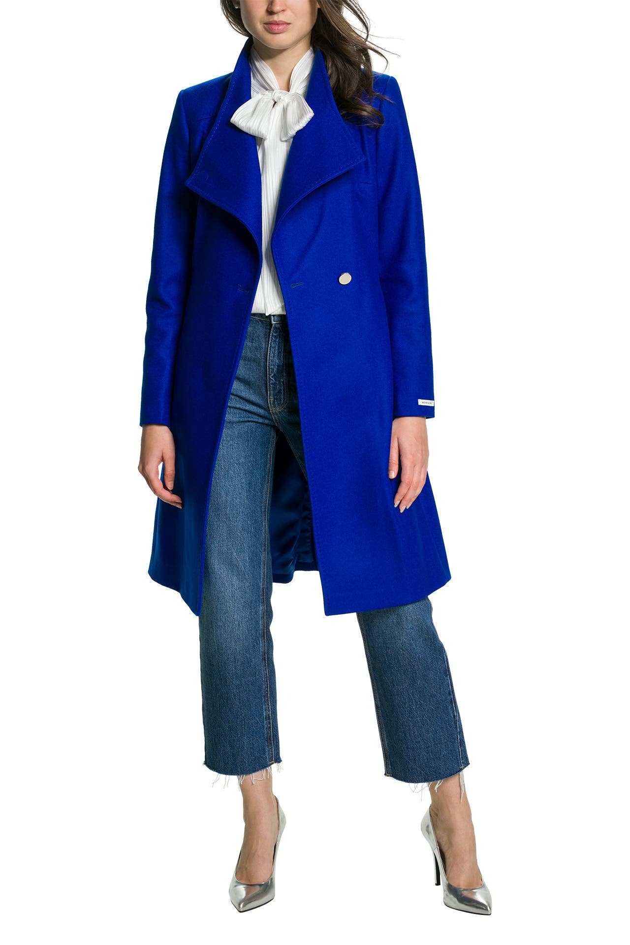 TED BAKER Wollmixmantel Sandra blau gunstig online kaufen Outletcity