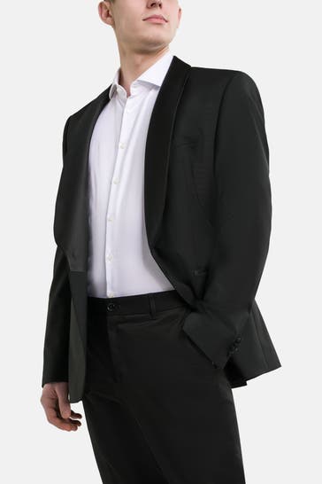 BOSS Wollmix-Sakko schwarz