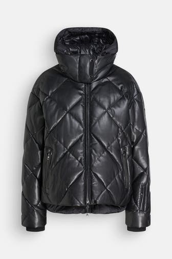BOGNER Kunstleder-Skijacke 'Lissi' schwarz