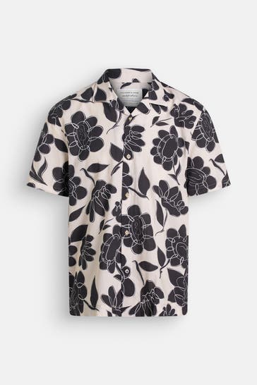 COLOURS & SONS Kurzarmhemd floral Regular Fit