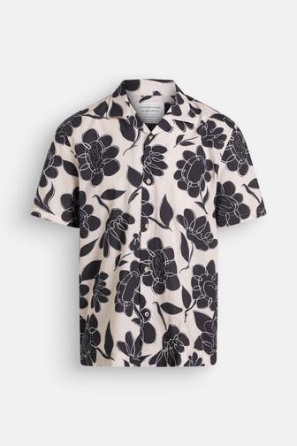 COLOURS & SONS Kurzarmhemd floral Regular Fit