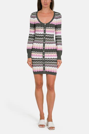 GUESS Strickkleid 'Virginia' mehrfarbig