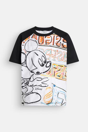 DESIGUAL T-Shirt 'Mickey Letters' mehrfarbig