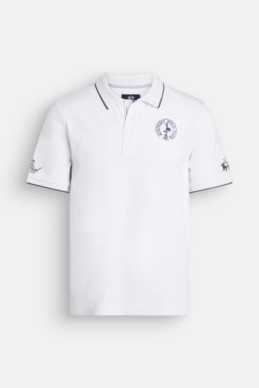 LA MARTINA Polo-Shirt weiß