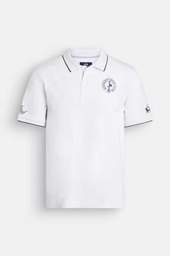 LA MARTINA Polo-Shirt weiß