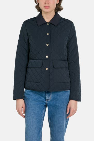 TOMMY HILFIGER Light-Steppjacke nachtblau