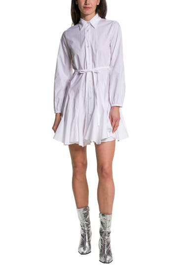 HUGO - Blusenkleid 'Karoma' weiß