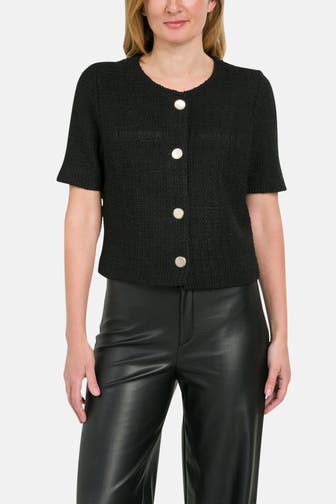 COMMA, Strickjacke schwarz