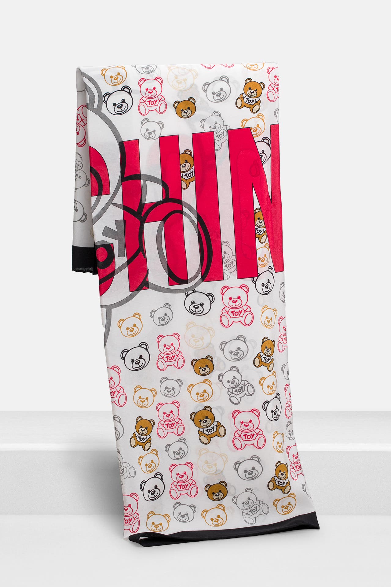 LOVE MOSCHINO Seidentuch gemustert, Bild 1