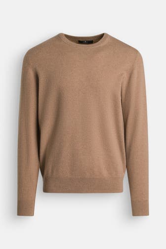 7 FOR ALL MANKIND Kaschmir-Pullover hellbraun
