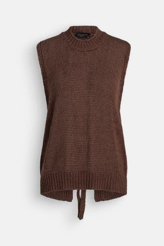 ROBERTO COLLINA Strickshirt braun