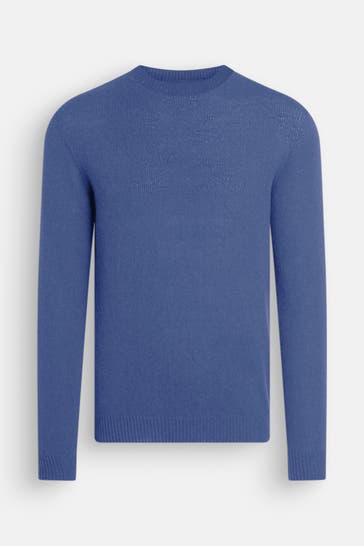 REPLAY Wollmix-Pullover azurblau