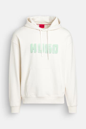 HUGO Hoodie 'Diqerio' ecru